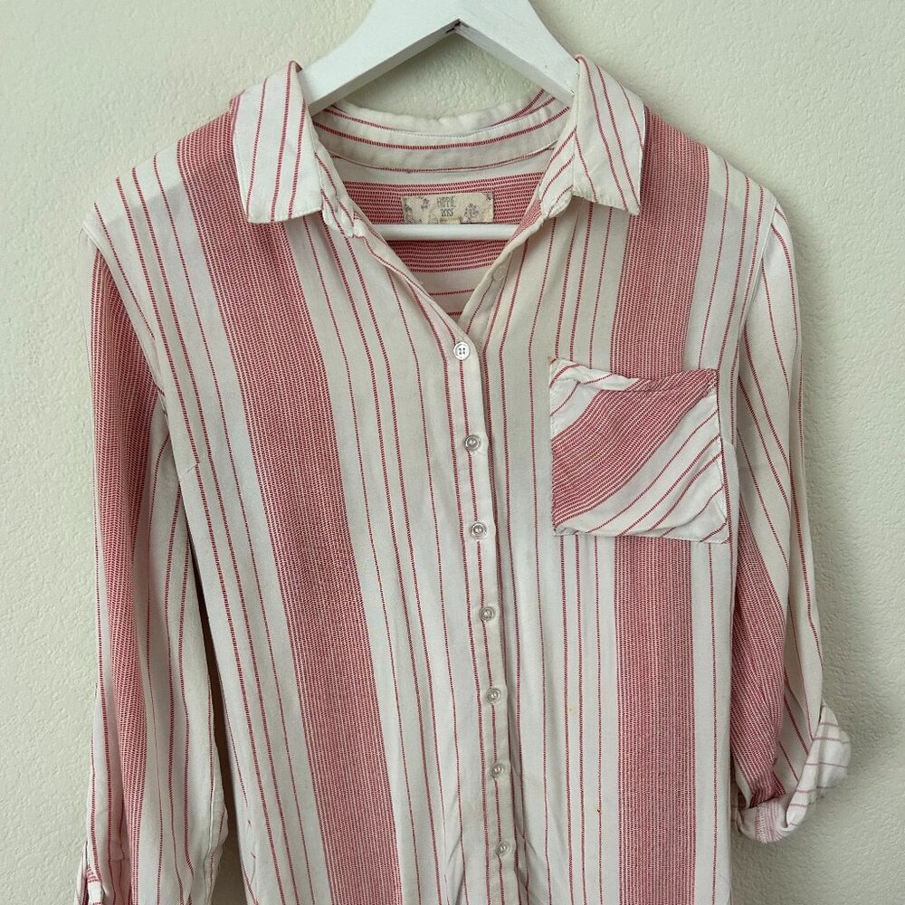 Medium Striped Button Up